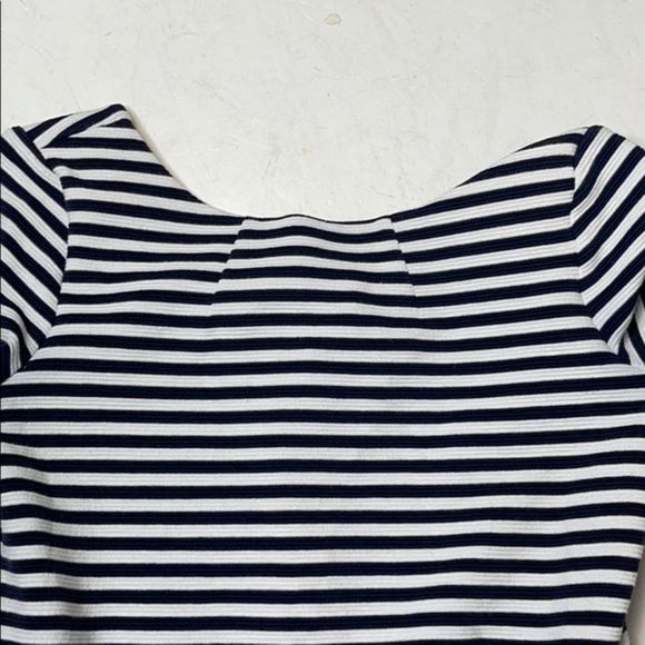 Lilly Pulitzer Little Charlene Navy Stripe Dress Girls Size XL 12/14 - Picture 4 of 10